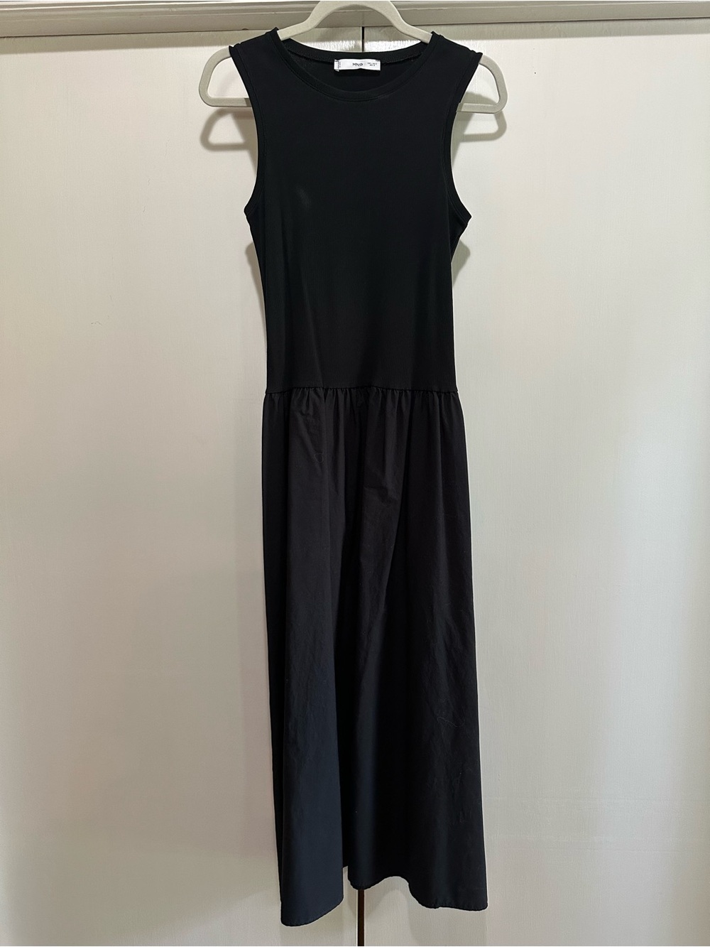 Mango Ribbed Black Top - Picture 2 of 5